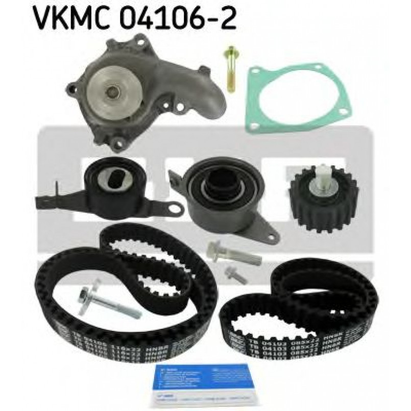 VKMC 04106-2 SKF - Насос охолоджуючої рідини + комплект зубчатого ремня